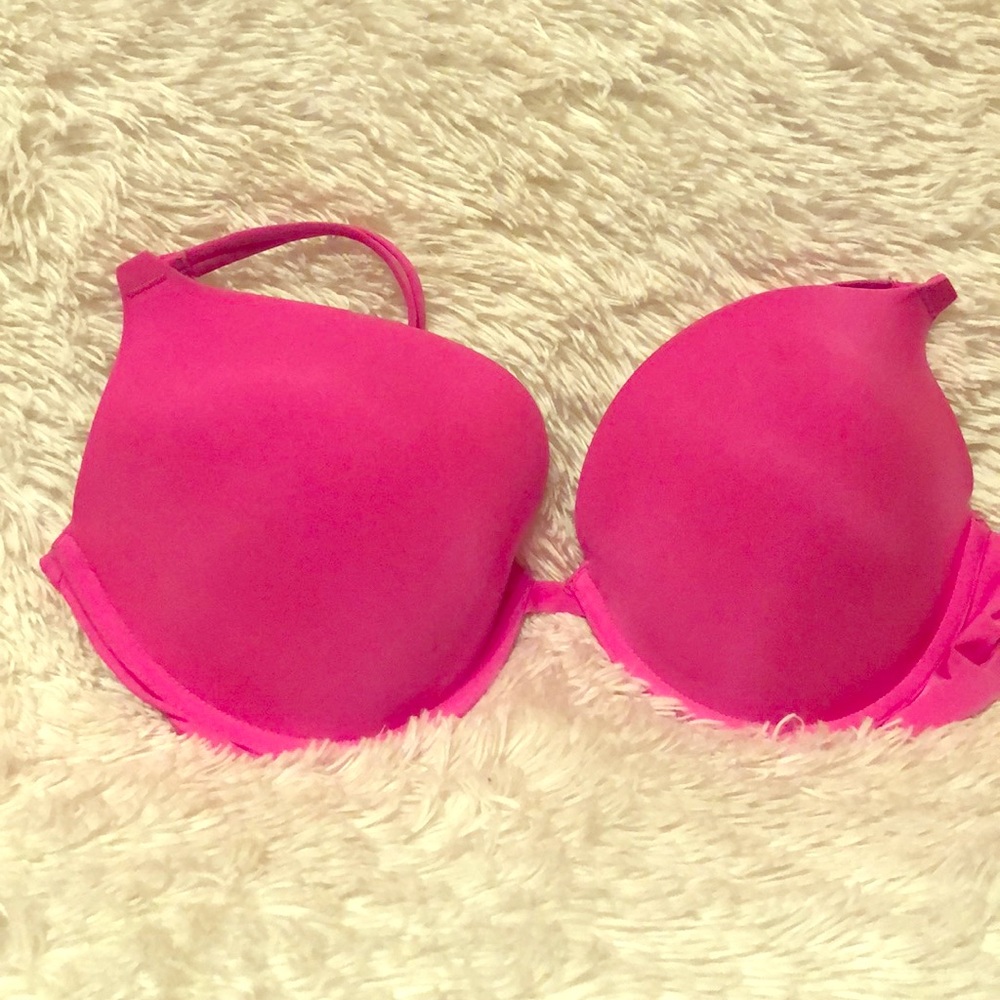 HOT PINK Victoria’s Secret Push-up Bra